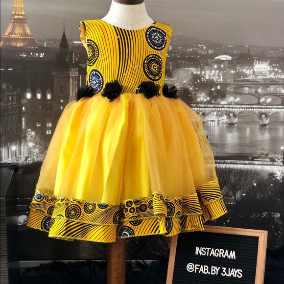 African Ankara ready to wear for toddler girl. - Picture 7 of 7